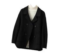 Pegsmio Manteau En Laine Pour Femme Veste Courte Printemps Coréen Vêtements D'extérieur En Cachemire Des Deux Côtés Vêtements De Cardigan Automne Et Hiver