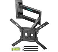 PEGZONE Support TV Mural Bras Long 63-792 mm 23-75", jusqu'à 50 kg