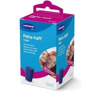 Peha-haft Color - Bande De Fixation Cohésive De Couleur Bleue - Facile à Poser - N'Adhère Pas À La Peau - Laisse Respirer La Peau - 8 cm x 4 m - 1 Unité