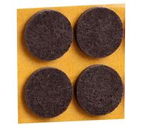 Peha ® Patins en feutre auto-adhésifs ronds, Ø = 50 mm, marron (Lot de 4)