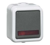 peha Peha Interrupteur à bascule avec témoin lumineux 10A 250V D 626 WAB GLK Quantité:1