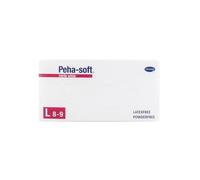 Peha-Soft gants jetables en nitrile blanc taille L 100 Unités