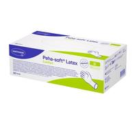 Peha-soft Latex Comfort Lot de 100 gants d'examen non poudrés Taille S