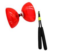 PEHHAH Chinois Yoyo Diabolo, avec des roulements triples, débutants au Jeu de Jonglerie Pro, Meilleur pour la Remise en Forme et Les astuces (Rouge)
