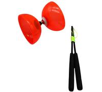 PEHHAH Chinois Yoyo Diabolo, avec des roulements triples, débutants au Jeu de Jonglerie Pro, Meilleur pour la Remise en Forme et Les astuces (Couleur Orange)