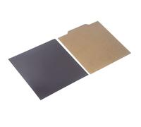 PEI Plaque de construction magnétique en acier pour PLA ABS ASA PETG Spring Board Sheet 410 x 430 mm Kit double face PEI Spring Steel Plate and Soft Magnetic Sheet Kit pour plateformes d'imprimante 3D