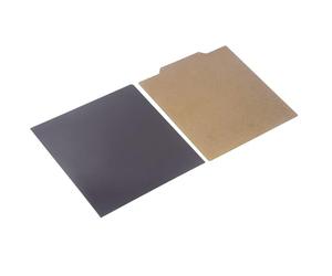 PEI Plaque de construction magnétique en acier pour PLA ABS ASA PETG Spring Board Sheet 410 x 430 mm Kit double face PEI Spring Steel Plate and Soft Magnetic Sheet Kit pour plateformes d'imprimante 3D