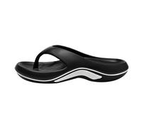 peiaclkde Tongs orthopédiques légères pour femme et homme - Sandales à plateforme super douces - Sandales de plage antidérapantes, Noir , 38 EU