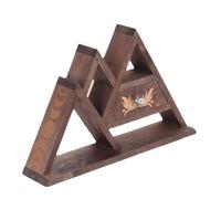 Peiaw Étagère en Bois Triangulaire avec Design de Phases lunaires - Étagère Murale & de Table avec tiroir Étagère ésotérique Rustique Décoration Maison Magique pour Chambre Salon Bois de pin Solide
