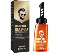 Peigne 2 en 1 avec bande de cire pour cheveux, gel et cire longue durée pour homme, fixation rapide, hydratant