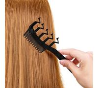 Peigne 3 en 1 multifonction en forme de Z pour cheveux secs et mouillés