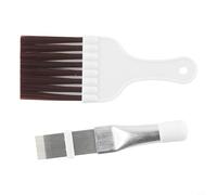 Peigne à ailettes pour climatiseur et brosse de nettoyage pour condensateur AC, outil de nettoyage de bobine en acier inoxydable, brosse de nettoyage de bobine d'évaporateur, brosse dissipateur de