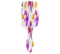 Peigne à air blanc avec dragons violets, peignes antistatiques pour homme