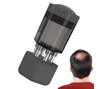 Peigne à appliquer sur le cuir chevelu - Applicateur d'huile capillaire - Applicateur d'huile capillaire - Applicateur portable de sérum de croissance des cheveux avec recharge montée sur le dessus