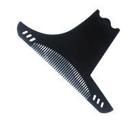 Peigne à barbe avec semelle intérieure | Outil et guide pour façonner la barbe | Pochoir de précision pour barbe et moustache | Guide d'entretien et coupe des poils du visage | Herramien