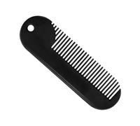 Peigne à Barbe en Alliage de Zinc Portable, Noir pour Barbe | Format Mini, Usage Quotidien au Lavabo, pour Tondeuse Électrique et Lignes Nettes de Mâchoire