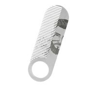 Peigne à barbe et moustache pour homme - Outil de toilettage de poche, brosse coiffante démêlante antistatique, façonneuse de cheveux compacte et portable | Accessoire de soin des cheveux du visage do