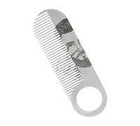 Peigne à Barbe, Peigne à Dents Fortes - Outil Modélisant Anti-Croisement Portable, Brosse 2 En 1 Pour Cheveux Pour Homme