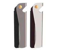 Peigne À Barbe Pliable 2 Pièces, Peigne À Barbe Pliable En Acier Inoxydable, Peigne À Barbe Portable, Peigne De Coiffage Professionnel Pour Hommes, Peigne À Huile À Dents Fines
