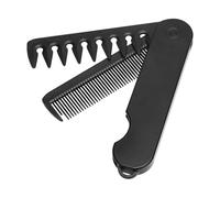 Peigne à barbe pliable et peigne à cheveux | 2 en 1 à dents fins et de dents de reproduction pliante | coiffure quotidienne Barbe Care Mustache Care Men des homme