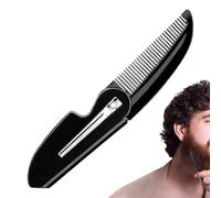 Peigne à barbe pour homme, brosse de toilettage à moustache de poche | Peignes à barbe à dents fines, pour s'habiller, voyager, se déplacer, coiffer, maison, dortoir
