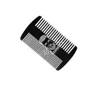 Peigne à barbe professionnel avec dents lisses pour homme - Outil de coiffure essentiel en acier inoxydable