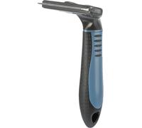 Peigne à carder 8 × 14 cm gris foncé/bleu