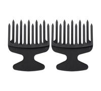 Peigne À Cheveux 2 Pièces, Peigne À Boucles, Peigne À Cheveux Domestique, Peigne En Plastique, Peigne À Dents Larges, Peigne Portable