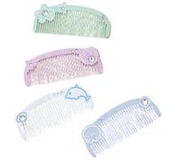 Peigne à cheveux, 4 PC Set de brosses à cheveux rondes mignonnes, petite brosse à cheveux pour l'entretien humide sec (#2)