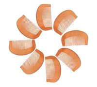 Peigne à cheveux 8 pièces Peigne en bois de poche Peigne démêlant statique à dents fines for tous types de cheveux Léger et durable for un usage domestique