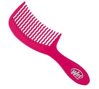 Peigne à cheveux à brosse humide Detangler Wave Tooth Peigne Design (Rose)