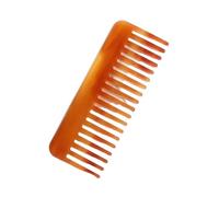 Peigne à cheveux à dents larges, brosse de Massage antistatique en acétate, outils de coiffure colorés à la mode for tous les Types, 2 pièces(Coffee)