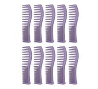 Peigne à cheveux à dents larges et fines, peigne à double dent, poignée ergonomique, peigne en paille de blé, empêche les cheveux de s'emmêler, peigne de coiffure pour femmes et