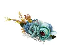 Peigne à cheveux à fleurs, postiche de cheveux de mariage, fleurs artificielles en métal, bijoux de cheveux pour femmes et filles