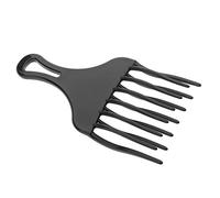 Peigne à cheveux afro en plastique démêlant perruque tresse brosse à cheveux Noir