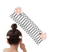 Peigne à cheveux | Barrettes de coiffure en forme de fleur | Peigne à coiffer | Pour les trajets quotidiens, les fêtes, les réunions, les voyages, le camping, les vacances, les filles et les femmes