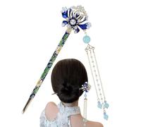 Peigne à cheveux chinois, épingle à cheveux chinoise,Fourchette à cheveux avec de gland | Coiffure de cheveux à joint ferme, élégant bâton de cheveux asiatique à la mode pour femmes, filles et