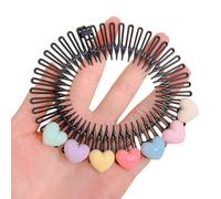 Peigne à cheveux circulaire extensible pour femme et fille