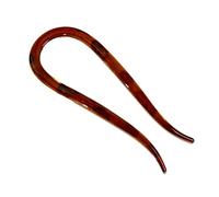 Peigne à cheveux classique en forme de U en forme de corne de chèvre - Bâtons à cheveux en résine - Fourchettes à cheveux pour femme - Divers accessoires de coiffure en forme de U