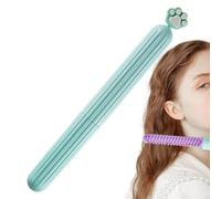 Peigne à cheveux compact de voyage, peigne en forme de stylo, 18 x 1,5 x 1,5 cm, style de poche, léger et portable, dents lisses et lisses, brosse coiffante pour ondulés, épais, longs