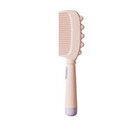 Peigne à cheveux creux avec bouton pression multifonction | Brosse de massage du cuir chevelu pour femmes, hommes, tous âges, maison, voyage, dortoir, salle de bain, chambre à coucher