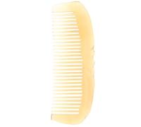 Peigne à Cheveux de Massage Fait Main en Corne de Mouton | Surface Polie, Texture Lisse, Usage Familial et Salon Professionnel, Couleur Beige, Multi-usage