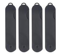 Peigne à cheveux de poche pliable pour hommes, 4 pièces, dents larges et fines, toilettage, style, peigne pliable Portable, essentiel de voyage ABS