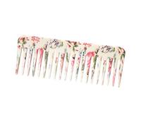 Peigne à Cheveux Démêlant Anti-statique à Dents Larges pour Cheveux Longs Épais Bouclés Sans Manche Sans Manche