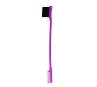 Peigne à cheveux double face lisse et doux pour sourcils, gel de coiffure, accessoires pour salon de coiffure