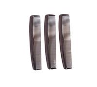 Peigne à cheveux double face, poche, petit for barbe et moustache, adapté à tous les types