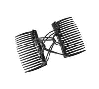 Peigne à cheveux élastique réglable, double peigne extensible, sans plis, épingles à cheveux double glissière, peignes à cheveux pour femme, accessoires de coiffure et appareils de coiffure pour soins