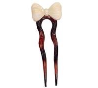 Peigne à cheveux en acétate avec nœud français en forme de U pour filles, accessoires de coiffure tendance pour vêtements décontractés