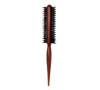 Peigne à cheveux en bois de paulownia naturel à trois rangées anti-statique pour un coiffage lisse et une utilisation en voyage