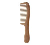 Peigne À Cheveux En Bois, Dents Larges/fines, Poignée Ondulée, De Massage Du Cuir Chevelu, Coupe, Outils Coiffure(Wide Teeth)
